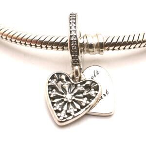 Authentic PANDORA Heart of Winter Dangle - 796372CZ